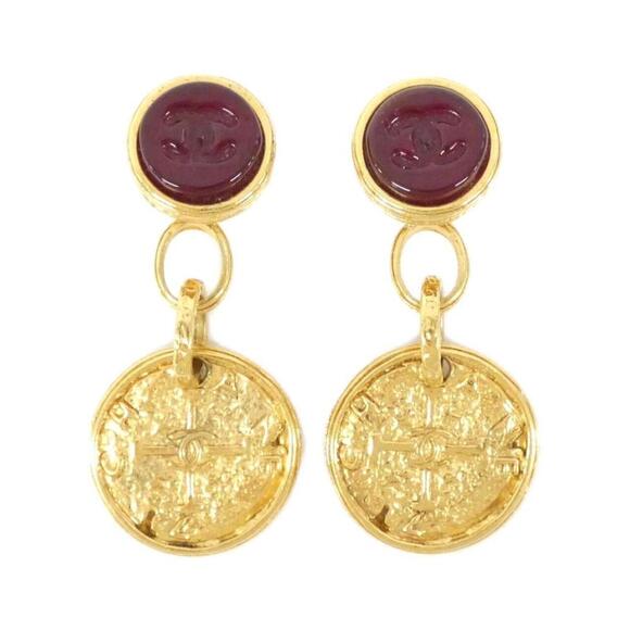 CHANEL Red Earrings - Picture 1 of 4
